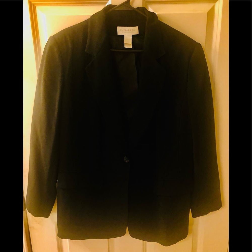 Women’s Black Elizabeth by Liz Claiborne Jacket Size 14